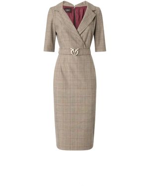 Pinko Maxi Jurken - Naturel
