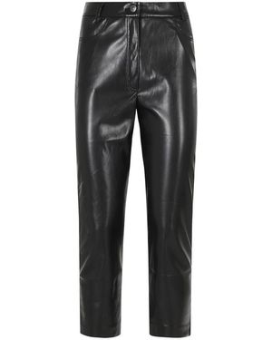 ANDAMANE Leather Trousers - Grigio