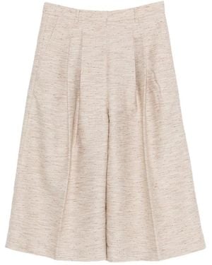 Mark Kenly Domino Tan Long Shorts - Naturel