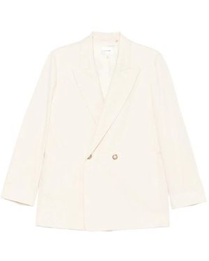 FRAME Double-Breasted Blazer - Wit