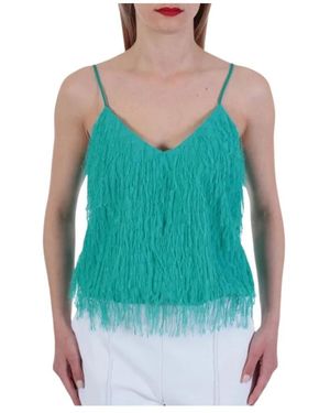 Pinko Sleeveless Tops - Verde