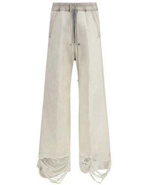 Rick Owens Wide Jeans - Neutro