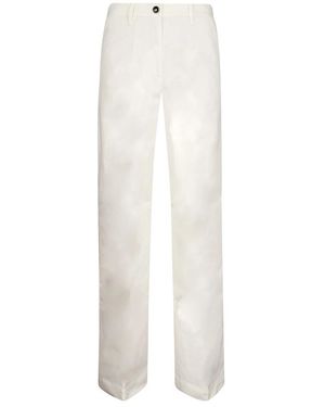 Nine:inthe:morning Straight Trousers - White
