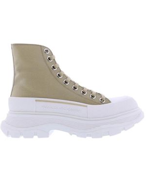 McQueen Botines de cuero elegantes - Gris