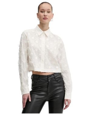 MSGM Overhemden ,Katoen Camicia - Grijs