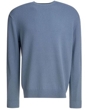 Beams Plus Round-Neck Knitwear - Blue