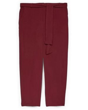FIORELLA RUBINO Karotten-Hose Aus Viskose