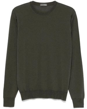 Drumohr Round-Neck Knitwear - Green