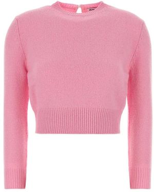 Jil Sander Round-Neck Knitwear - Pink
