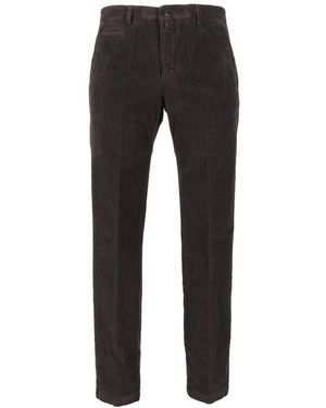 BRIGLIA Slim-Fit Trousers - Negro