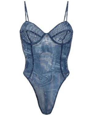 DIESEL Tops ,Blauw ,Body