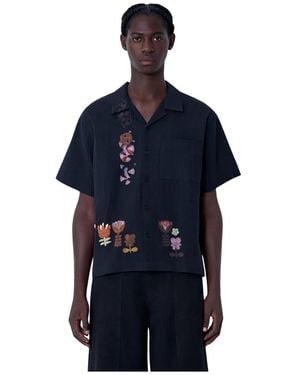 STORY mfg. Short Sleeve Shirts - Blue