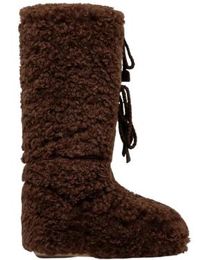 Moon Boot Icon Curly Extra Boot - Bruin