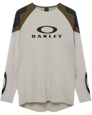 Oakley Long Sleeve Training Tops - Grigio