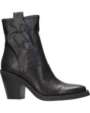Ash Cowboy Boots - Nero
