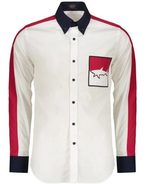 Paul & Shark Casual Shirts - Red