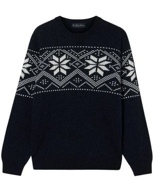 Brooks Brothers Round-Neck Knitwear - Blue