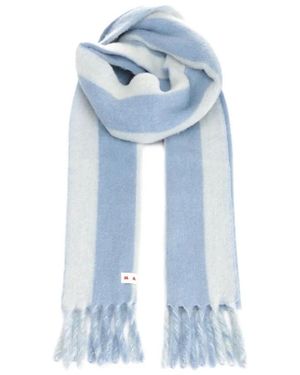 Marni Accessoires ,Blauw ,Stijlvolle Winter Sjaal Collectie