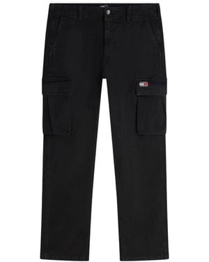 Tommy Hilfiger Straight Trousers - Black