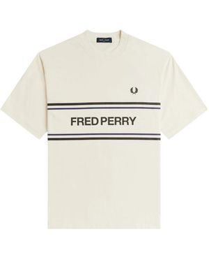 Fred Perry Tops ,T-Shirts - Wit