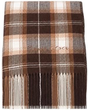 Manila Grace Winter Scarves - Marrone