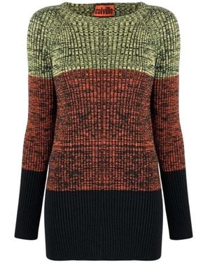 Colville Round-Neck Knitwear - Vert