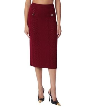 Alessandra Rich Midi Skirts - Rojo