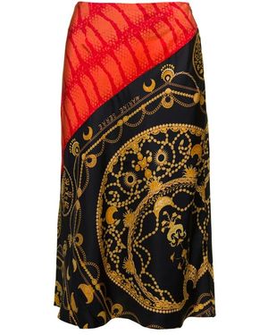 Marine Serre Midi Skirts - Multicolour