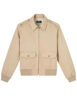 A.P.C. Police Flap-Pocket Jacket - Naturel