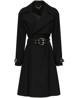 Guess Belted Coats - Black