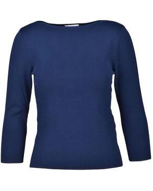 Marella Round-Neck Knitwear - Blu