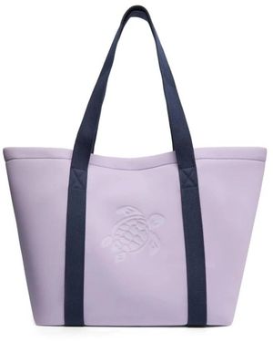 Vilebrequin Tassen ,Paars ,Katoen Neoprene Strandtas Effen