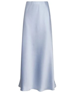 Blanca Vita Gedila Lange Bias Rok - Blauw