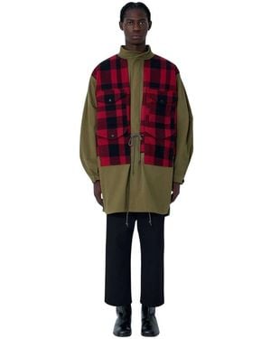Junya Watanabe Coats - Red