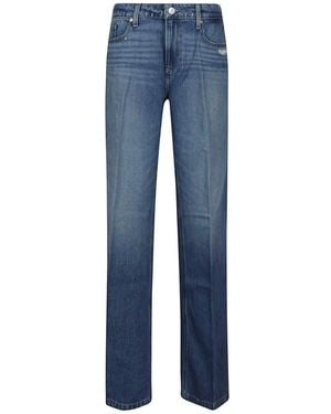 PAIGE Sonja Rechte Jeans - Blauw