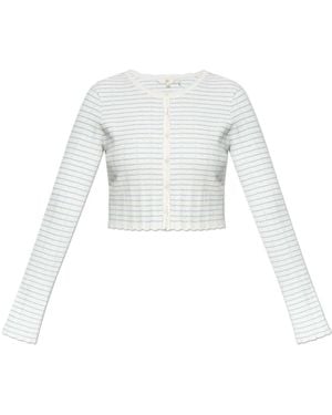 LoveShackFancy Truien & Vesten ,Wit ,Cardigan 'Media'