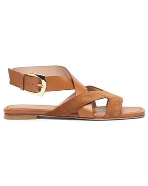 Stuart Weitzman Flat Sandals - Marrón