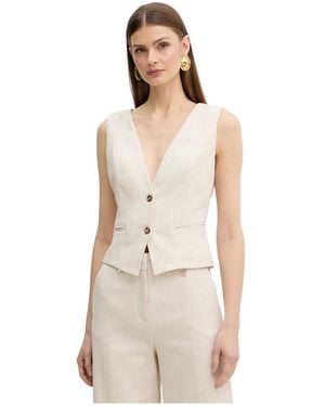 Fracomina Vests - Neutro