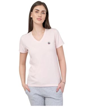 J.O.T.T Tops ,Roze ,Katoen T-Shirt Cancun - Wit