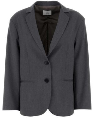 LE SULLY STUDIO Giaccia Over Con Zip - Schwarz
