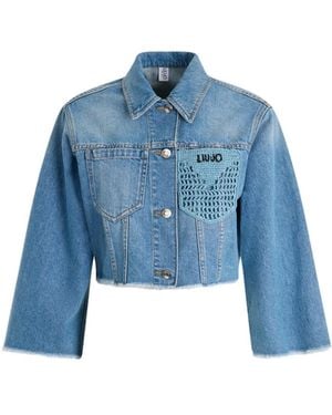 Liu Jo Denim Jackets - Blue