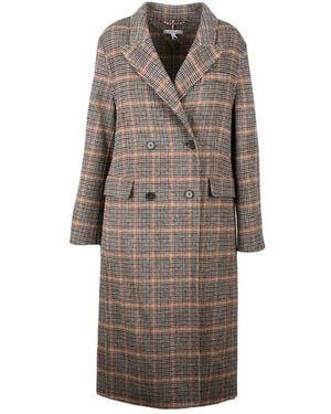 Tommy Hilfiger Double-Breasted Coats - Bruin
