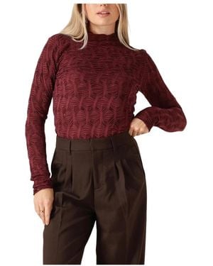 Summum Tops &Amp; T-Shirts Top Spiderweb Mesh - Rood