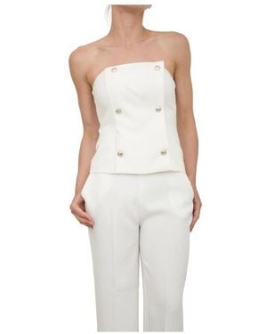 Guess Sleeveless Tops - White