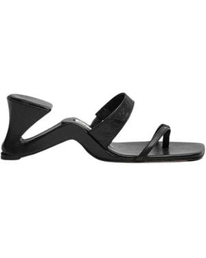 Miista Schoenen ,Zwart ,Leer Samia Mules