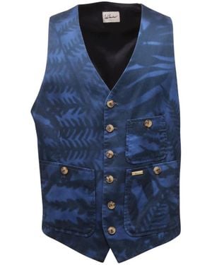 Luis Trenker Vests - Blue