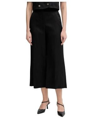 GAUDI Cropped Trousers - Negro