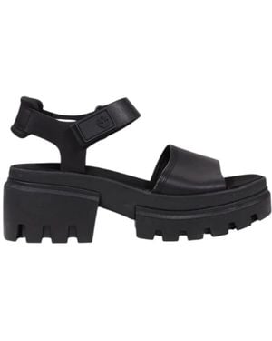 Timberland High Heel Sandals - Black