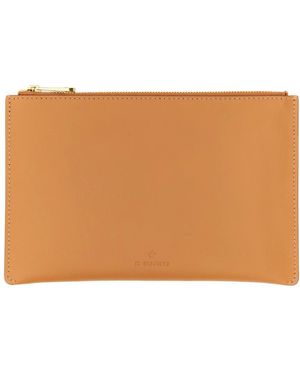 Il Bisonte Accessoires ,Bruin ,Leer Oliveta Pouch