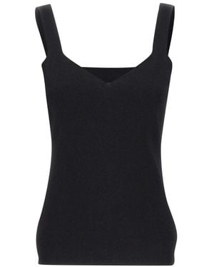 Kaos Sleeveless Tops - Black